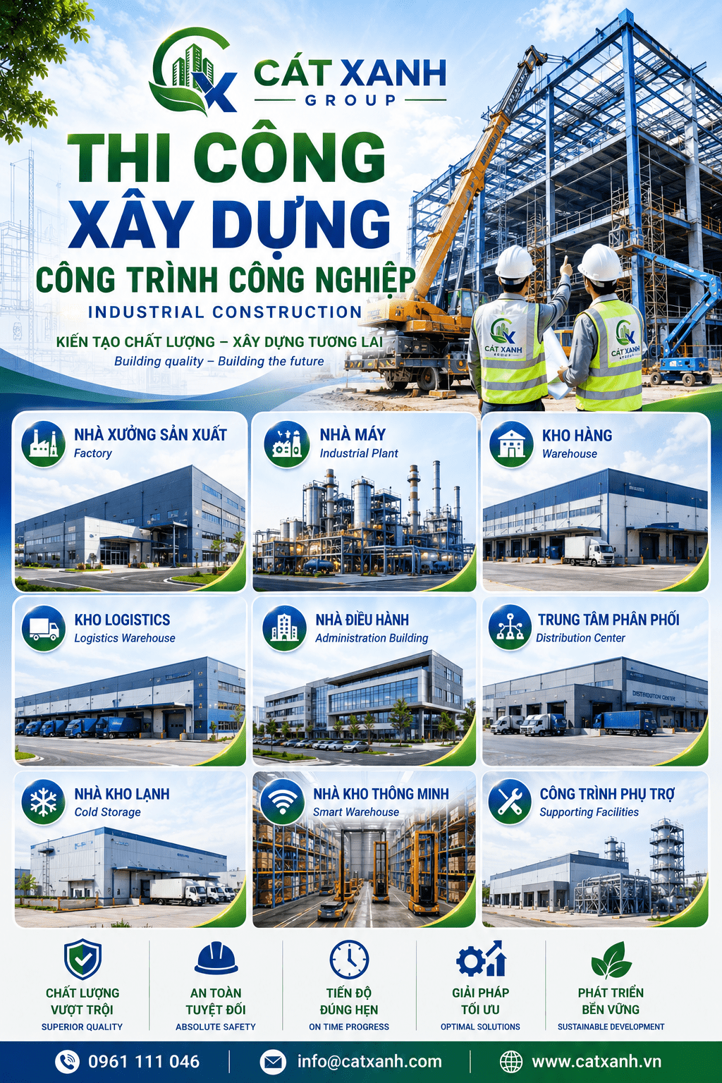 Cat Xanh.vn Thi Cong Cong Nghiep