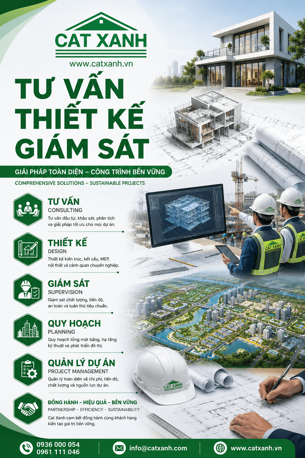 Catxanh.vn Tu Van Thiet Ke Giam Sat